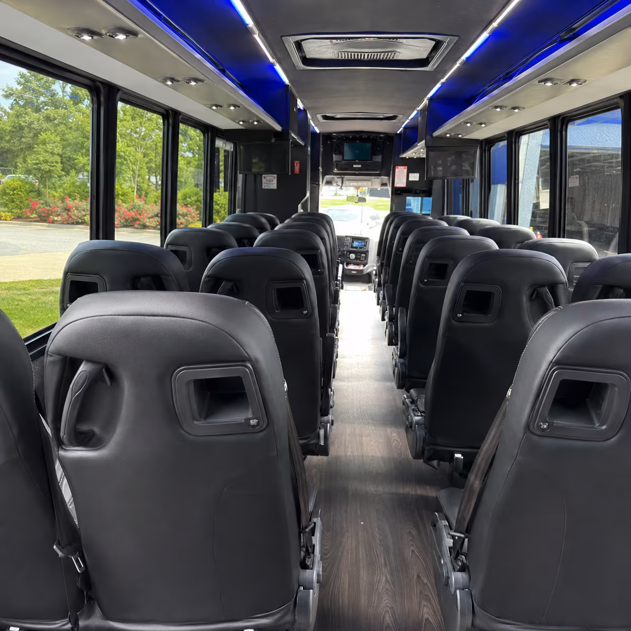 akron stress free charter bus rentals for akron sporting events