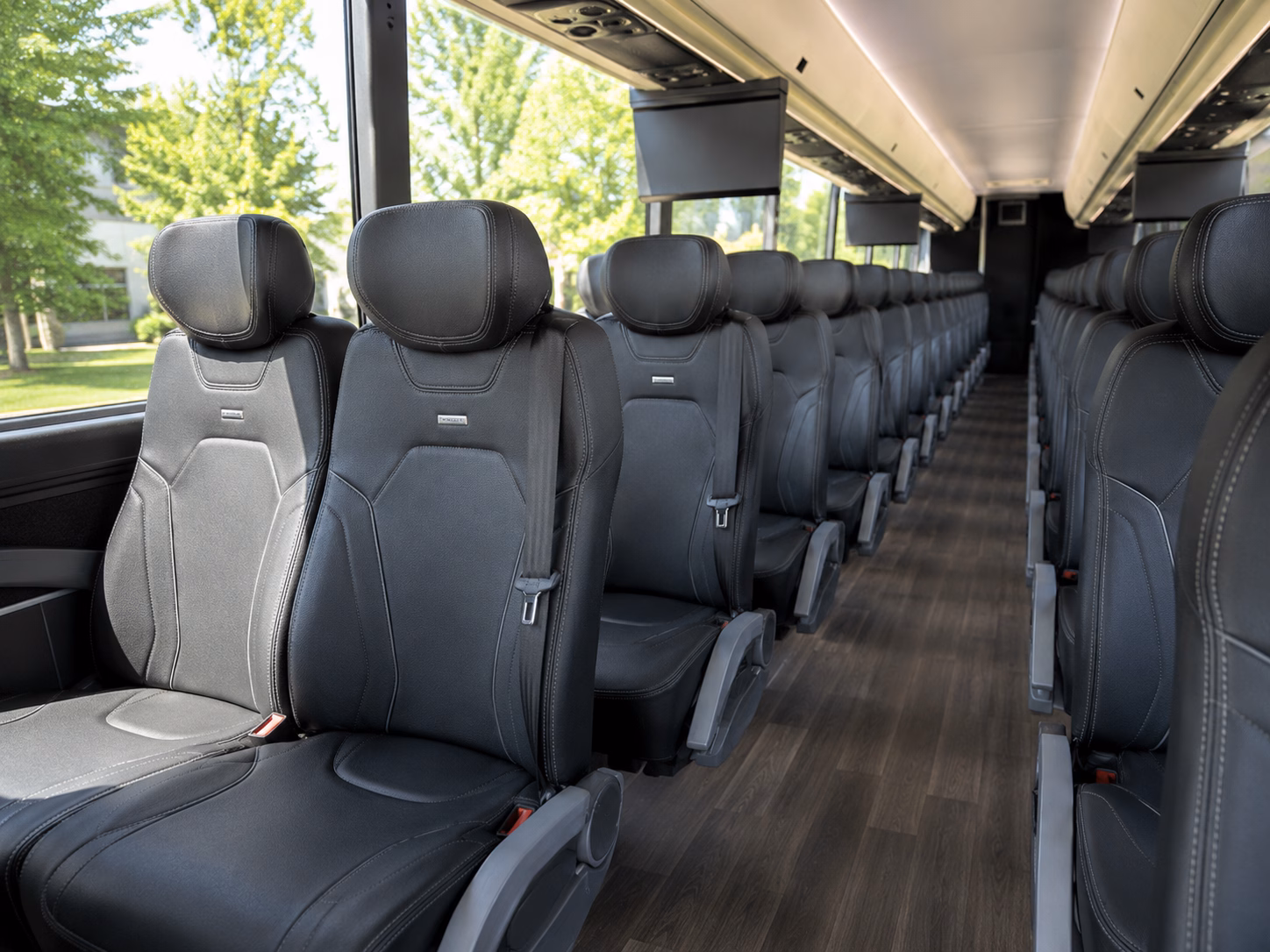 parma charter bus rental inside