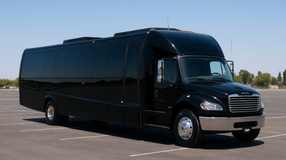 Exterior of Charter Bus Company Lorain's 18 Passenger Minibus in Lorain