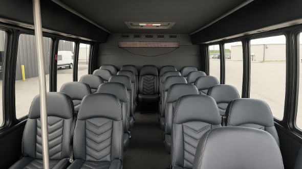 28 passenger minibus interior