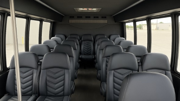 cleveland heights 18 passenger minibus inside