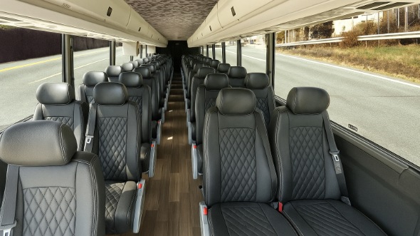 cleveland heights 20 passenger minibus inside