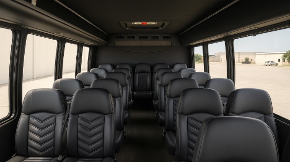cleveland heights 25 passenger minibus inside