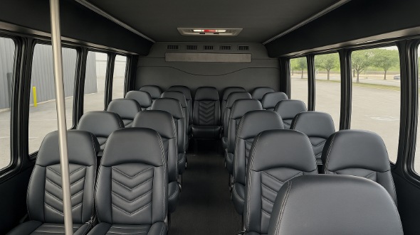 cleveland heights 30 passenger minibus inside