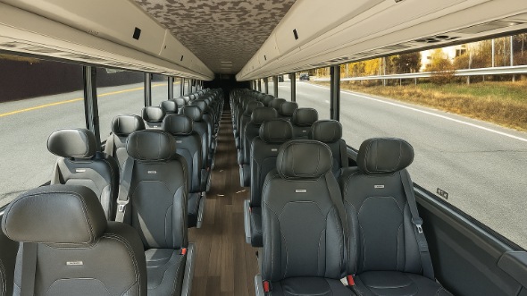 cleveland heights 35 passenger minibus inside