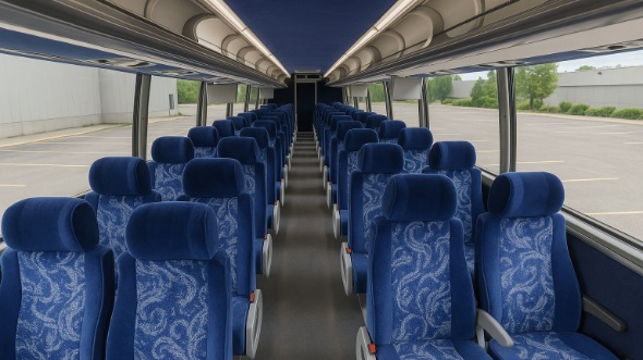 cleveland heights 50 passenger charter bus interior