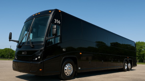 cleveland heights 55 passenger charter bus