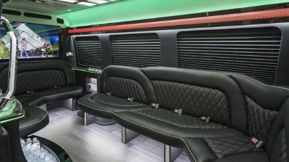 cleveland heights sprinter limo rental interior